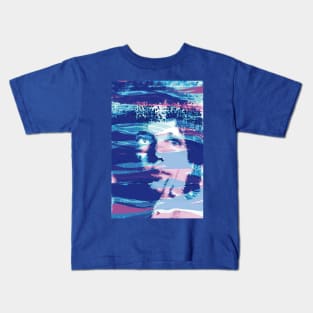 Aljandra Pizarnik - Blue Solitude Kids T-Shirt